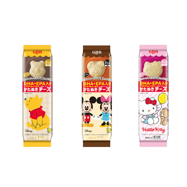 日本QBB 宝宝芝士 营养奶酪 添加了DHA+EPA 30g*3个装 独立包装