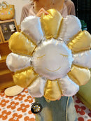 村上隆Takashi Murakami 太阳花抱枕  Flower Cushion / Multicolor 60cm金银拼色