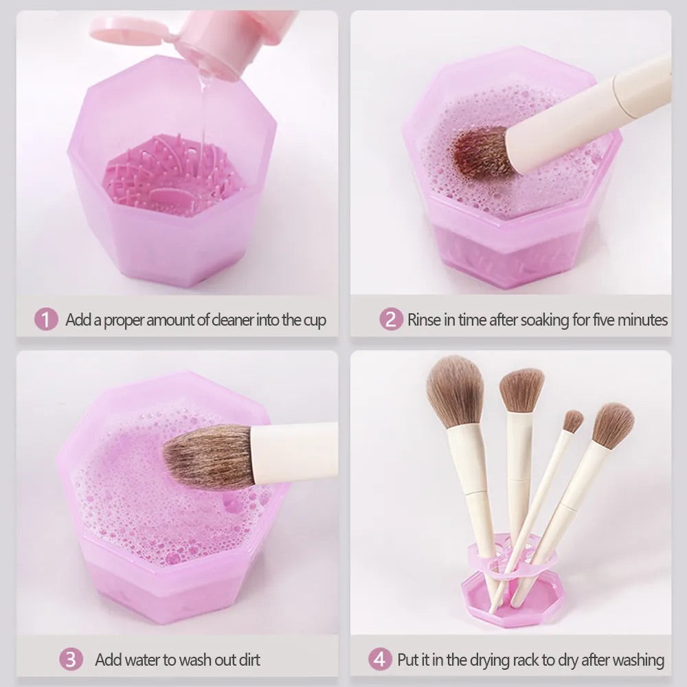 DAISO 化妆刷清洁盒