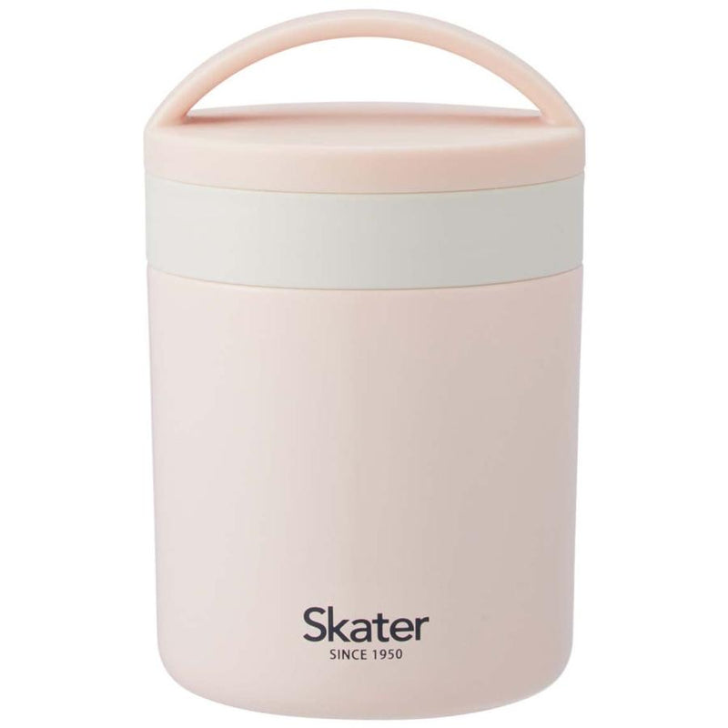 日本 Skater 粉色 不锈钢保温保冷密封饭盒 焖烧杯 汤罐 超轻抗菌约 300ml