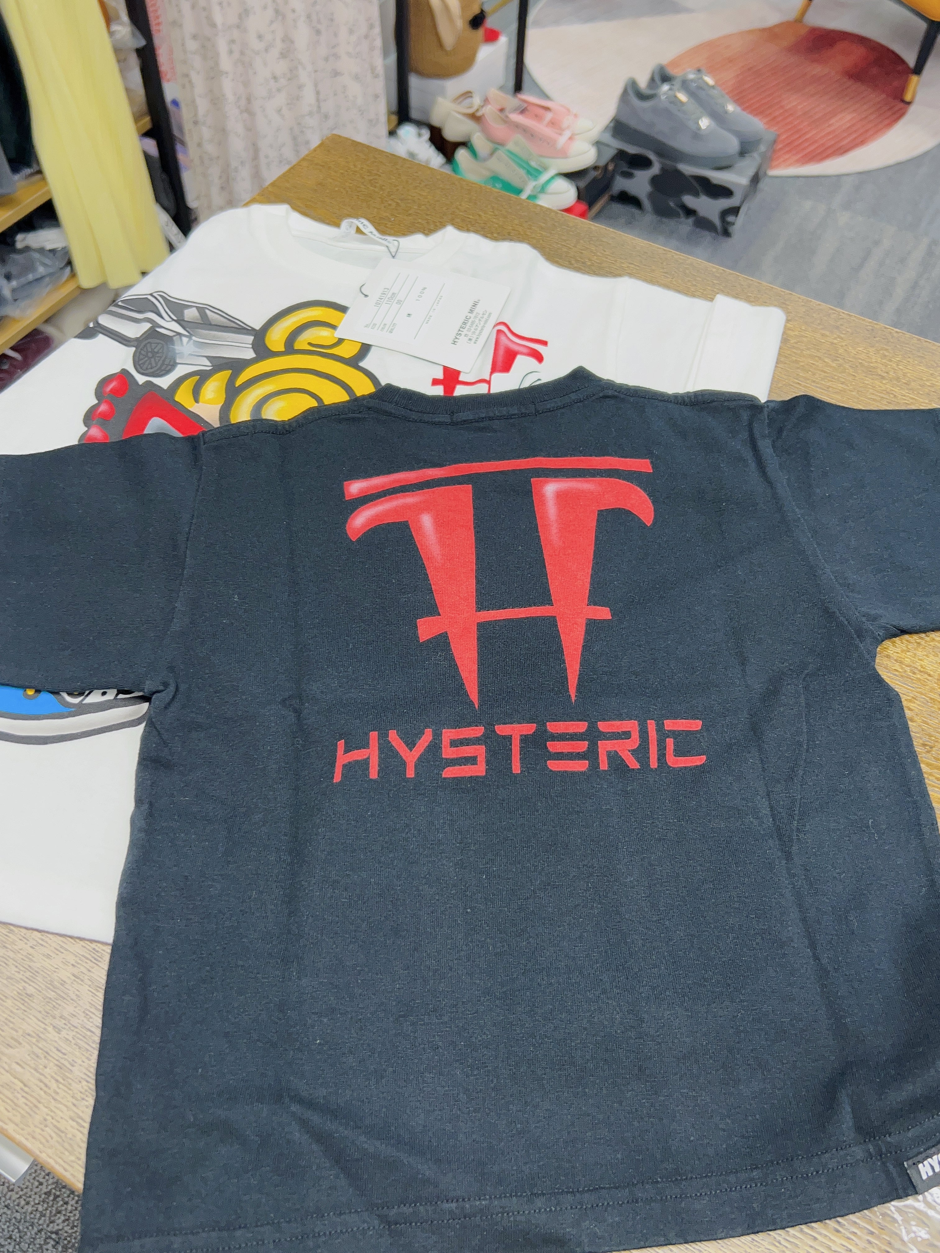 日本黑超 Hysteric Mini 儿童T恤 AIR BRUSH半袖Tシャツ