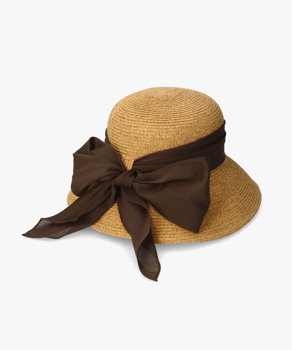 日本Override Chapeau d ‘   可折叠防晒帽 夏日草帽 圆顶渔夫帽  头围可调节  帽高12cm 帽檐11cm