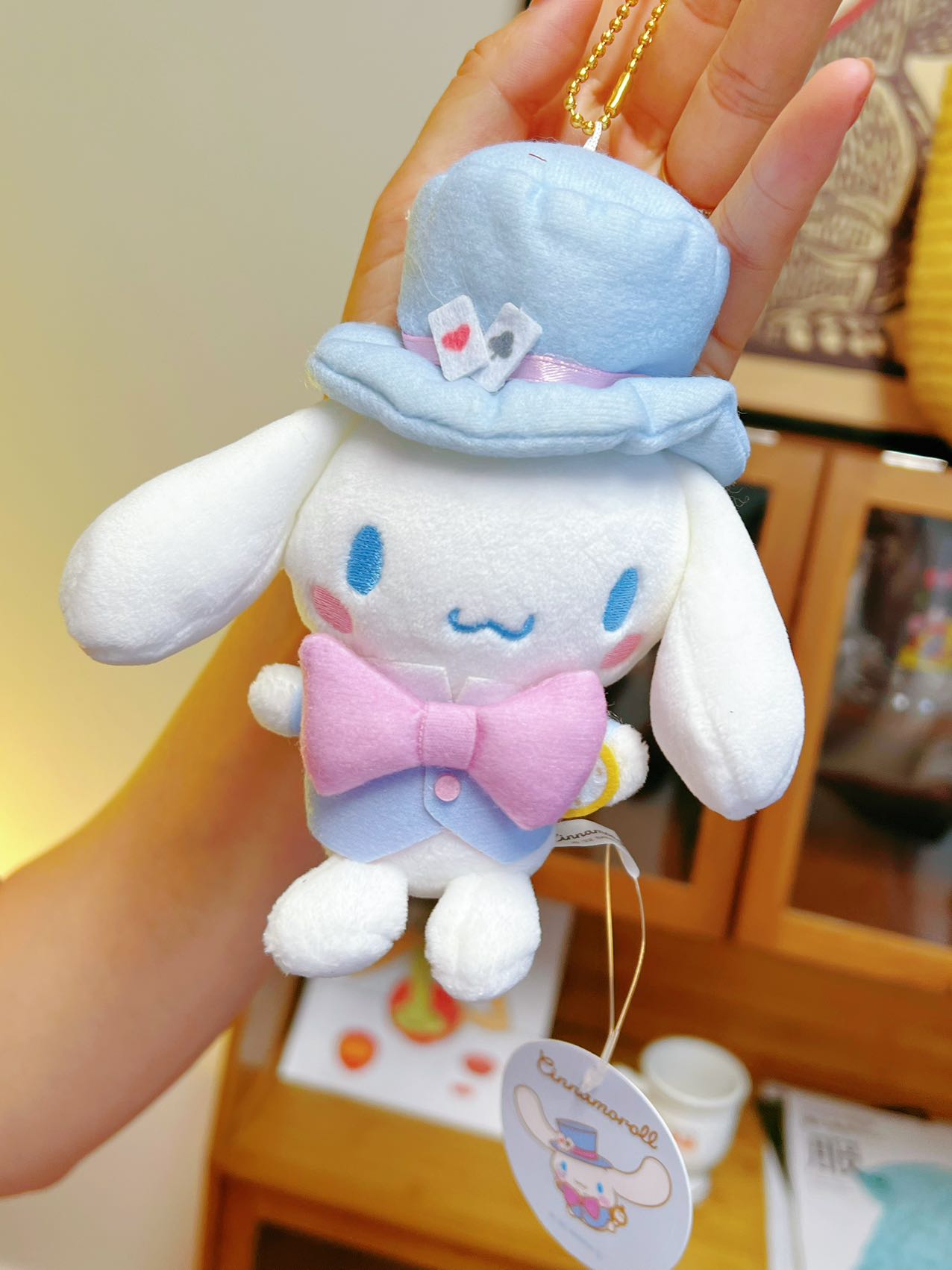日本 SANRIO 三丽鸥 爱丽丝系列 毛绒S公仔 /毛绒挂件