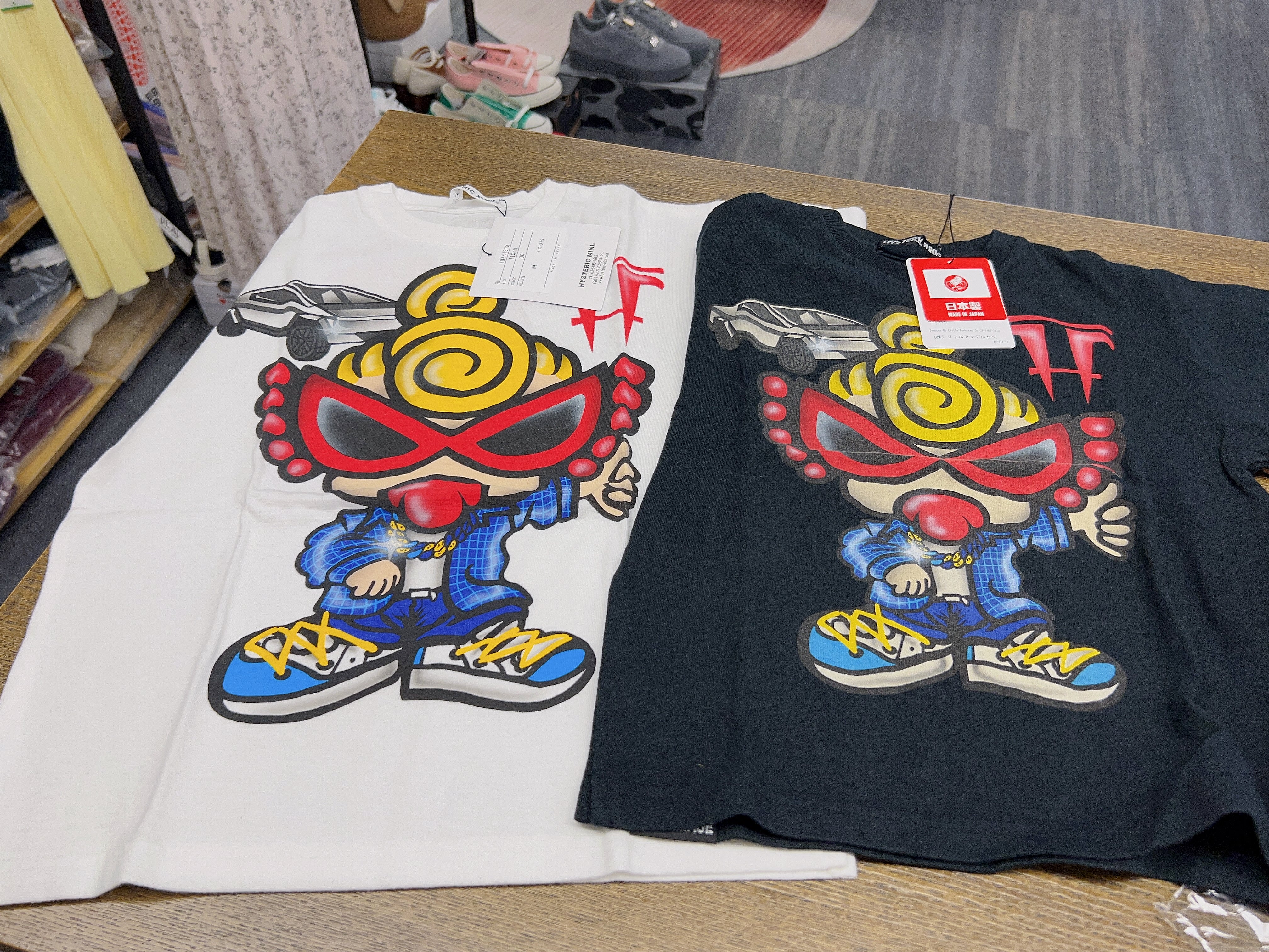 日本黑超 Hysteric Mini 儿童T恤 AIR BRUSH半袖Tシャツ