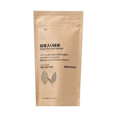 日本无印良品 抹茶绿茶茶包 1.8gX10袋 （保质期2024.03.23）