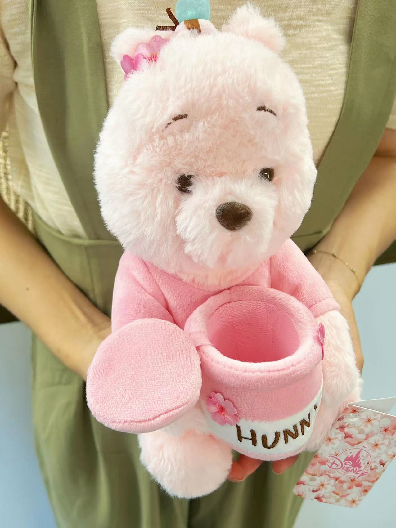 Tokyo Disney 东京迪斯尼 pooh 噗噗 公仔 S码 樱花SAKURA