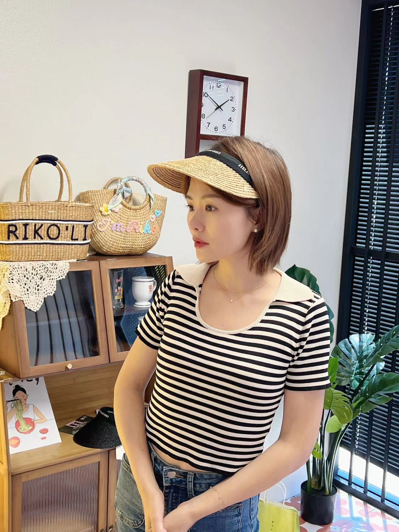 日本 HELEN KAMINSKI新款UPF50+防晒帽空顶草帽