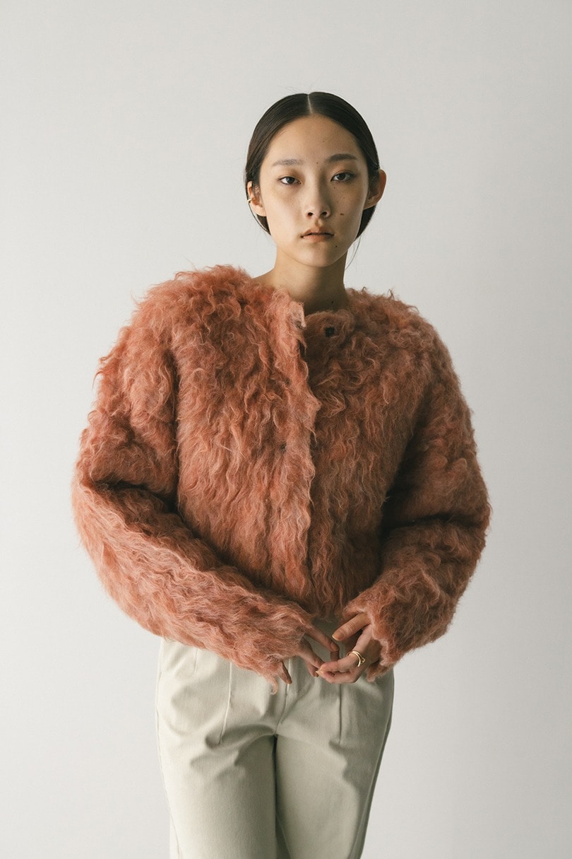 日本 STYLEMIXER 蓬松短款针织开衫 均码