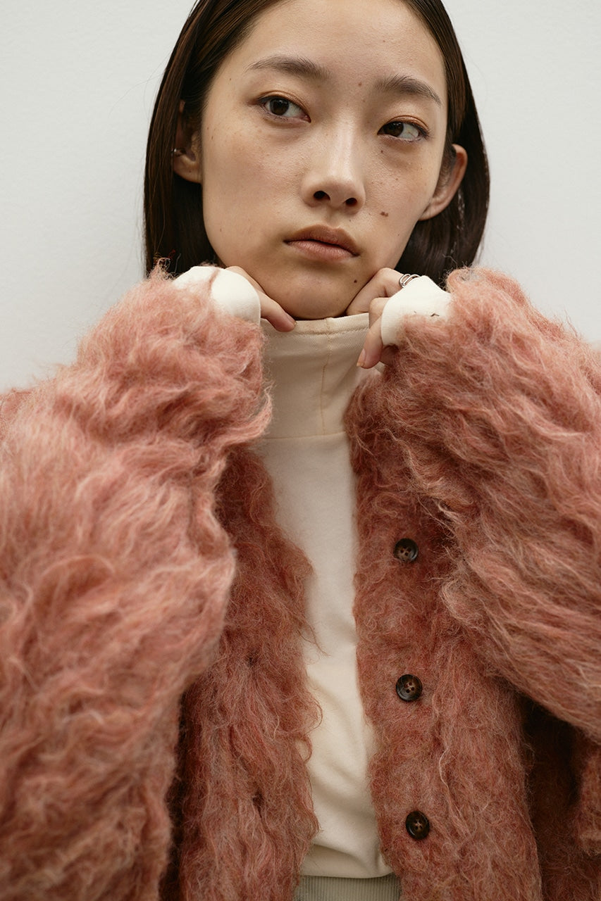 日本 STYLEMIXER 蓬松短款针织开衫 均码