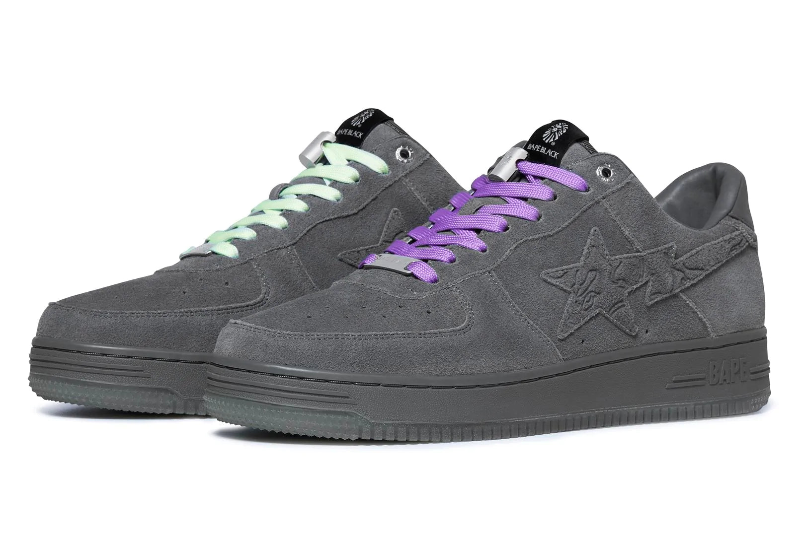 BAPE SUEDE BAPESTA 男鞋 Sneakers 日本9码→27cm ，中国42码，美国9码数（附送2副鞋带）