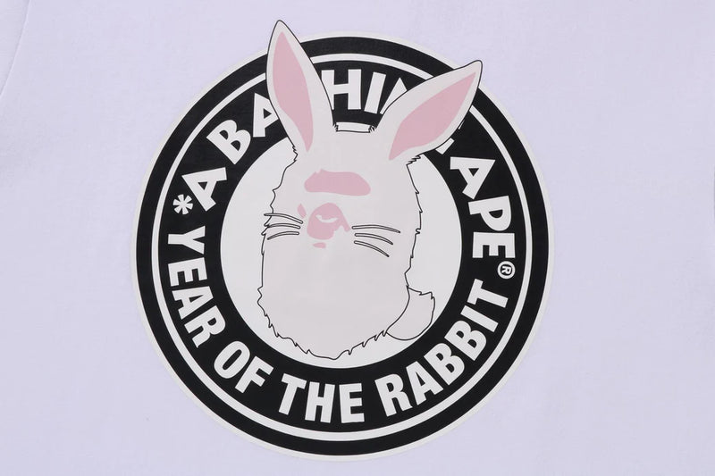 日本BAPE YEAR OF THE RABBIT TEE 童装 兔年T恤 白色