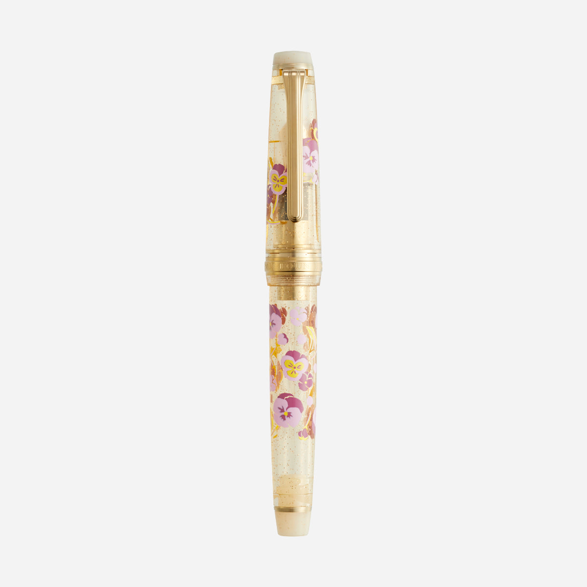 日本ANCORA钢笔 期间限定 大花三色堇钢笔套盒（笔尖14K，MF（中细字））