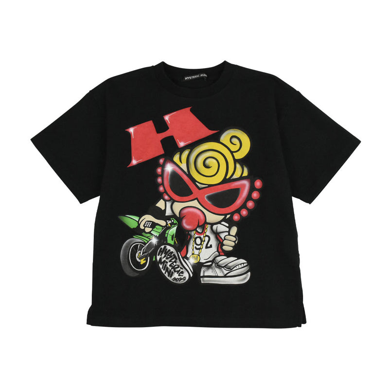 日本黑超 Hysteric Mini 儿童T恤 AIR BRUSH2半袖Tシャツ