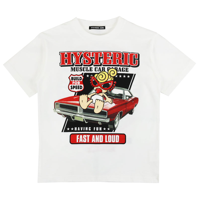 日本黑超 Hysteric Mini 儿童T恤 RIDE LIKE THE WIND半袖Tシャツ