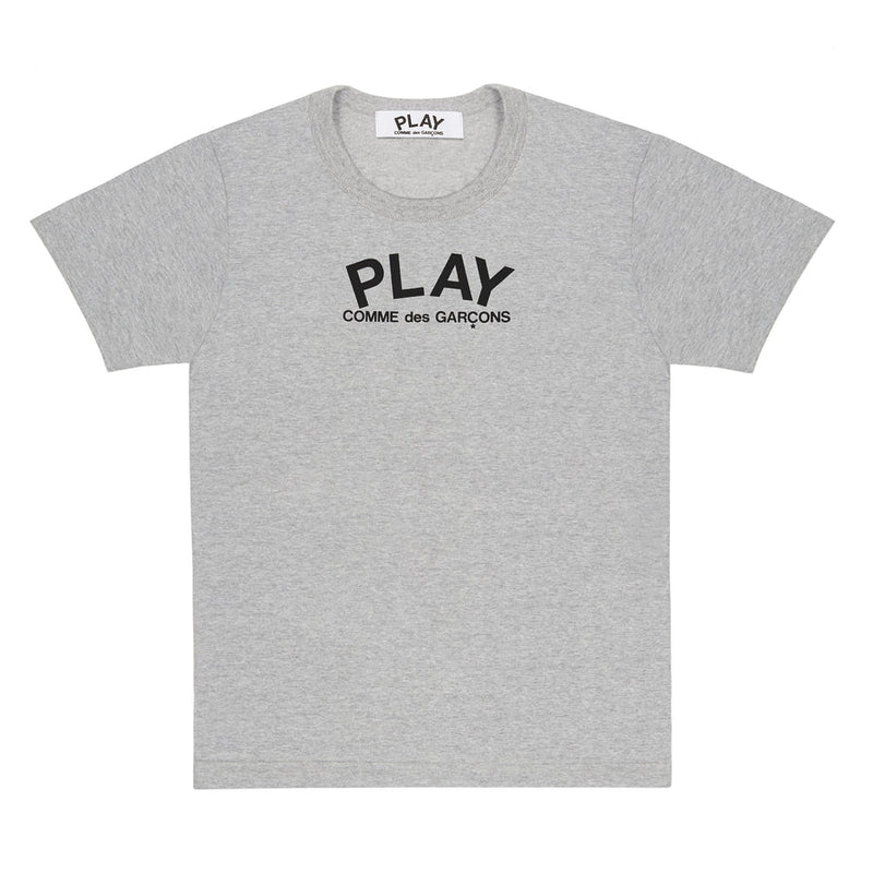 【PLAY 男士】PLAY COMME des GARÇONS T-Shirt (Grey)/PLAYT恤 灰色后背大黑心  （尺码偏小，洗后也会缩水尽量买大哦）