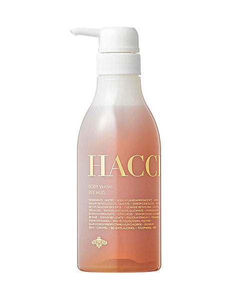 日本HACCI花绮 沐浴凝露 BEE HUG 蜂蜜保湿滋润沐浴露 385ml