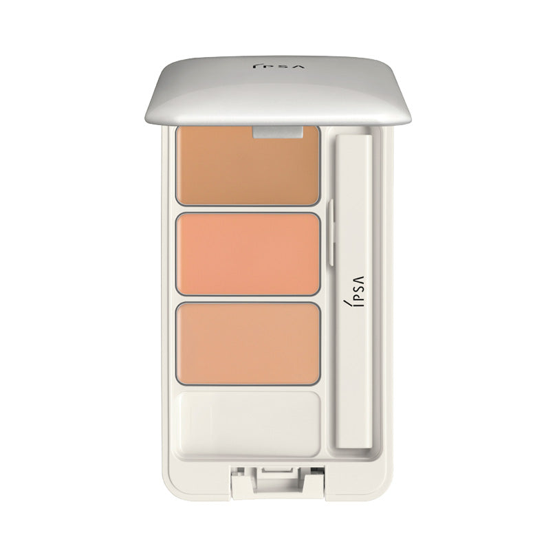 日本IPSA茵芙莎三色遮瑕膏 最新版 SPF25 PA+++ 遮盖脸部痘印痘痘斑点雀斑