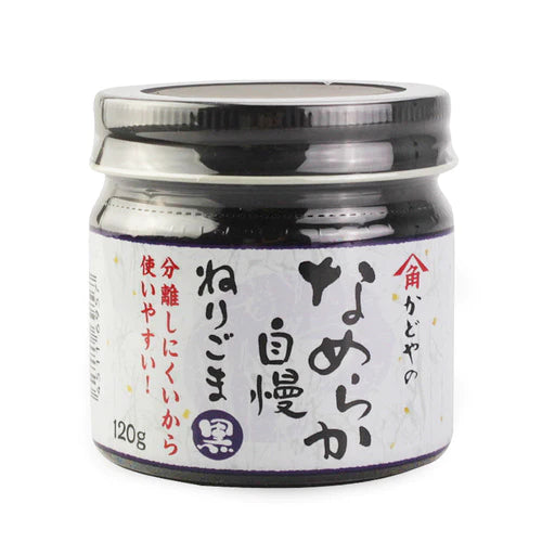 日本Kadoya角屋 香醇细腻纯黑芝麻酱 120g 适合成人/6个月以上儿童 （赏味期限（3.13.26y）