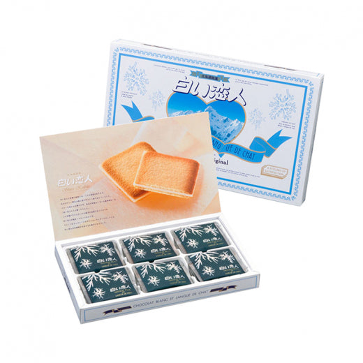 日本ISHIYA石屋製菓 北海道名物  白色恋人夹心饼干18枚（赏味期限01.23.26y）