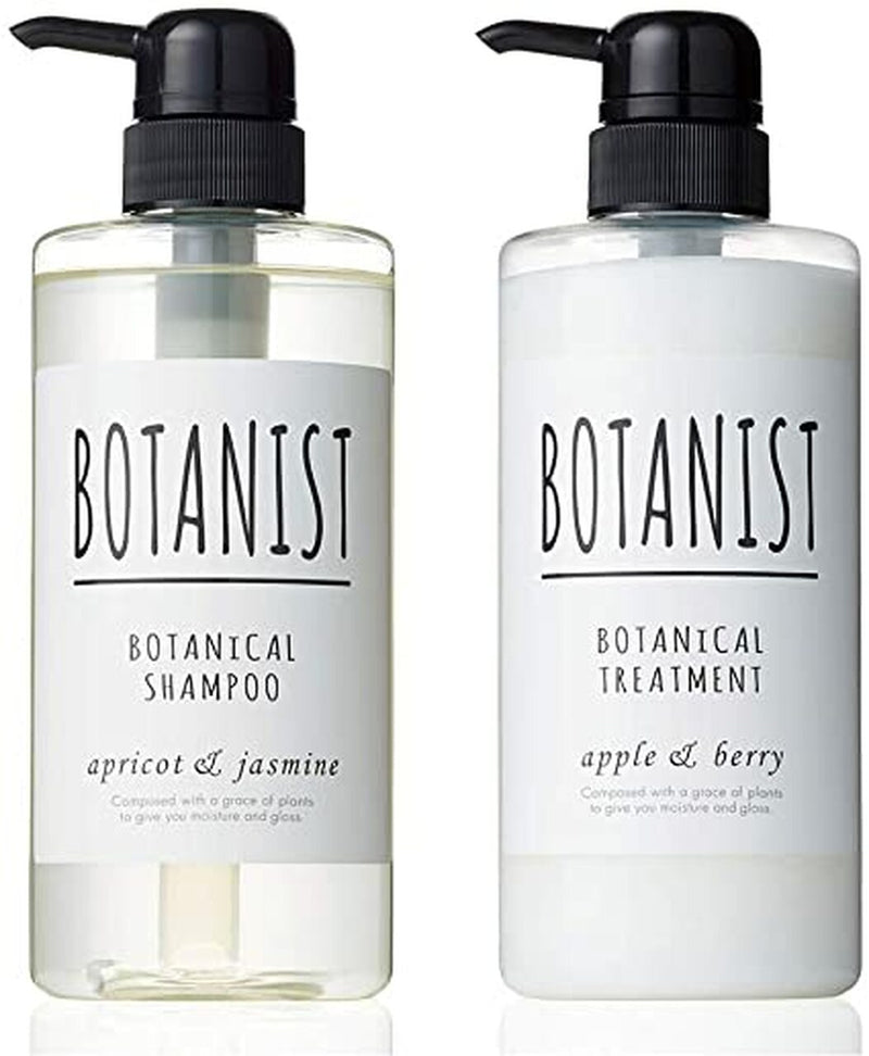 日本BOTANIST 无硅洗发水 护发素 90%纯天然植物 黑色盖滋润型