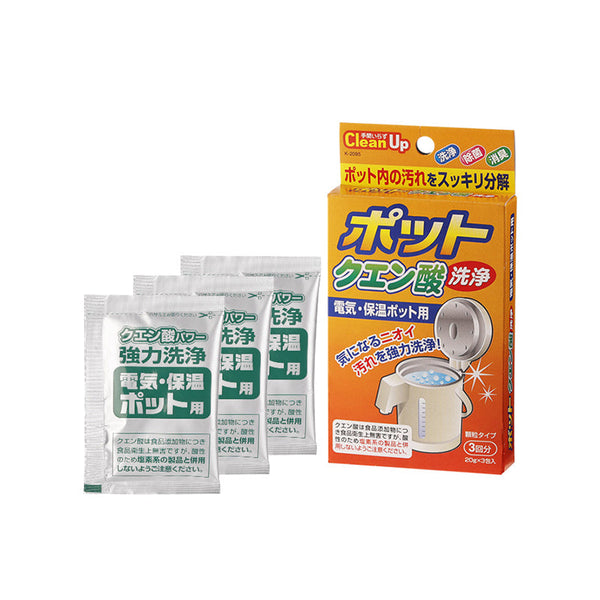 日本小久保KOKUBO 柠檬酸电水壶清洗剂20g *3包装