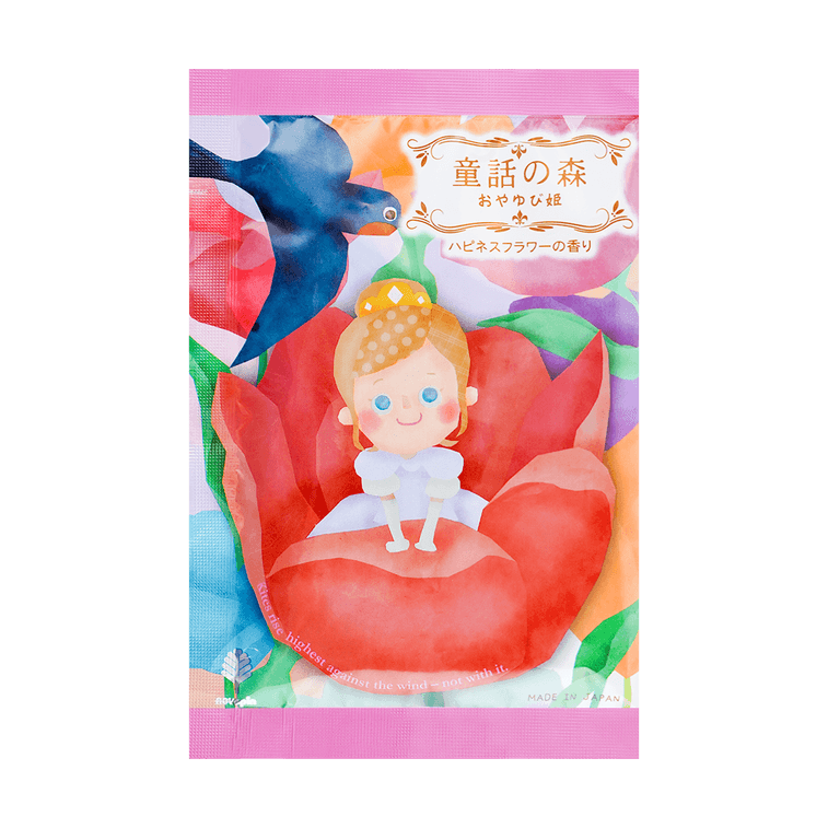日本紀陽 童話の森浴盐 入浴剂 拇指姑娘（幸福花香） 50g