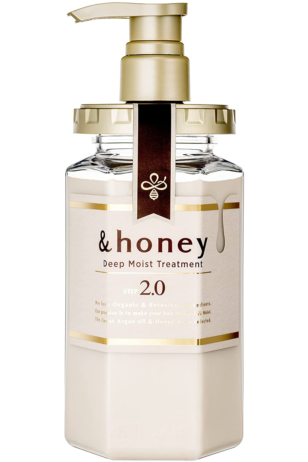 日本 &Honey 安蒂花子蜂蜜洗发水+护发素 440ml 天然无硅油 深层滋养 修复烫染 加固防脱 持久留香