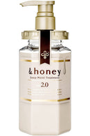 日本 &Honey 安蒂花子蜂蜜洗发水+护发素 440ml 天然无硅油 深层滋养 修复烫染 加固防脱 持久留香