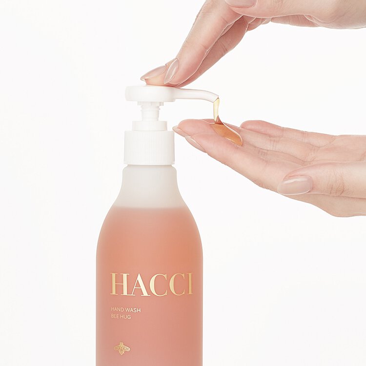 日本HACCI花绮 初秋限定BEE HUG系列 蜂蜜洗手液250ml