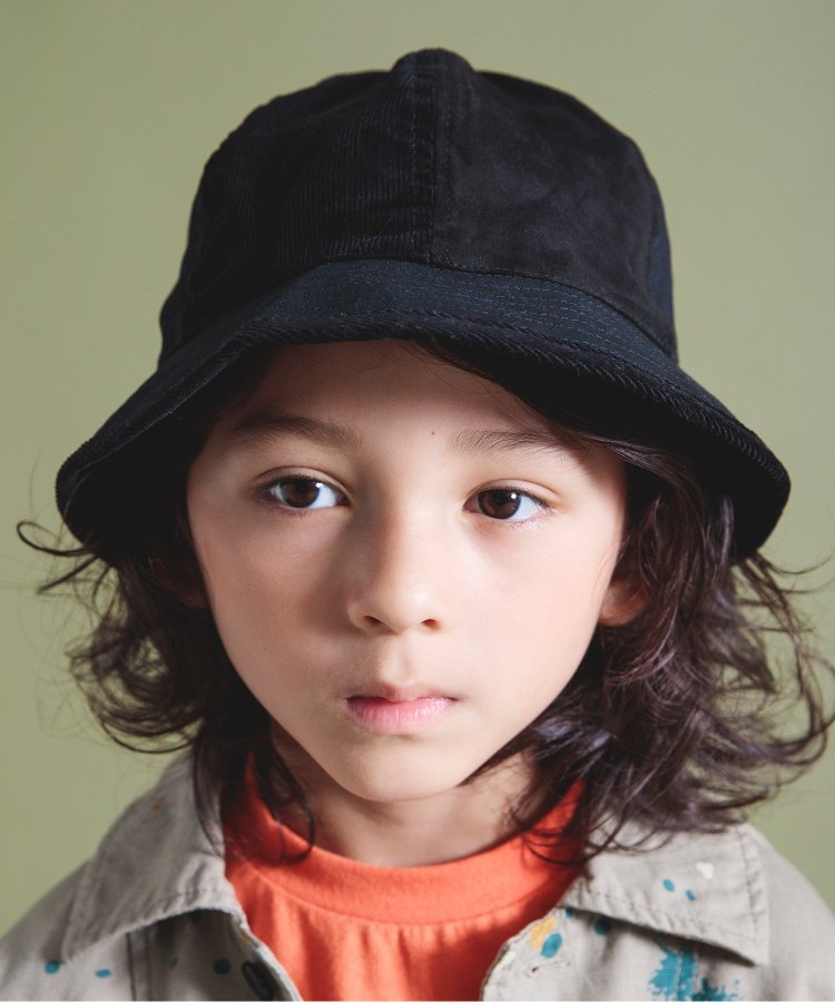 日本 BREEZE 童装 深色水桶帽 52cm