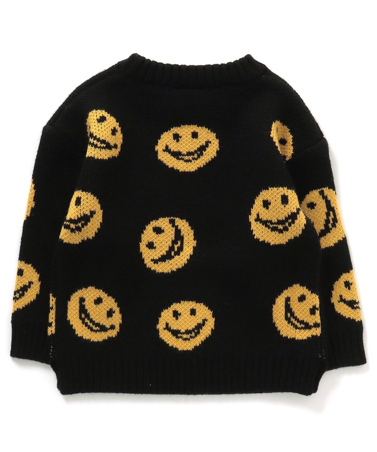 日本 BREEZE 童装 儿童笑脸图案毛衣