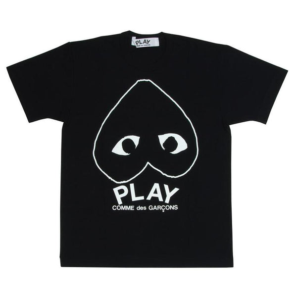 【PLAY 男士】 PLAY COMME des GARÇONS T-Shirt (Black) / PLAYT恤黑色倒立心