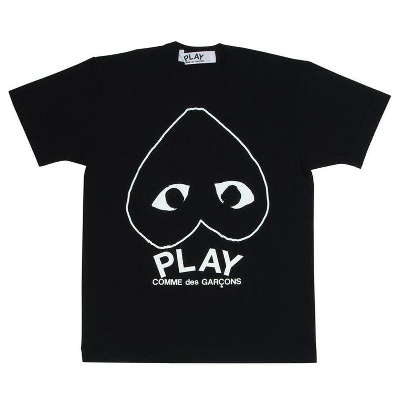 【PLAY 男士】 PLAY COMME des GARÇONS T-Shirt (Black) / PLAYT恤黑色倒立心 S码