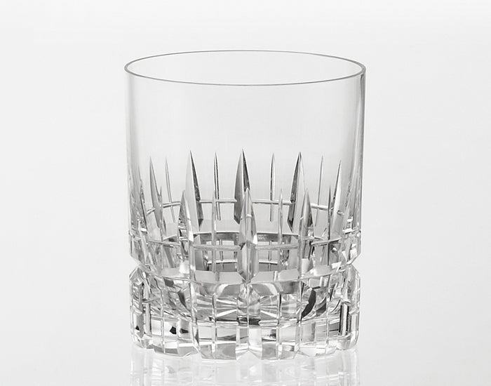 KAGAMI 江户切子 水晶玻璃 威士忌酒杯T429-642 370ml