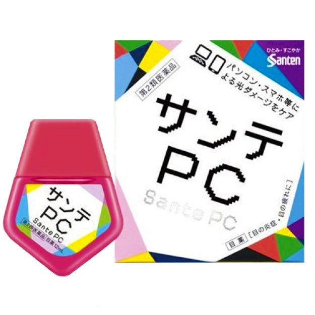 日本参天制药Santen PC电脑手机抗蓝光专用眼药水12ml 滴眼液 （2025.03）