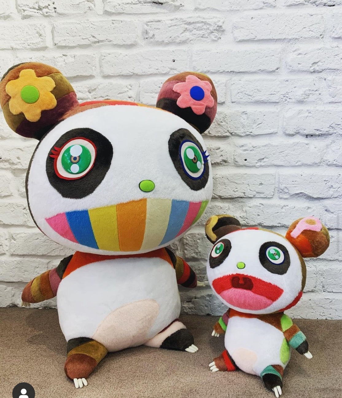 村上隆Takashi Murakami  kaikai & kiki 村熊猫公仔