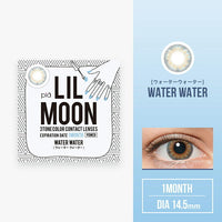 【美瞳 1MONTH】lilmoon  颜色：waterwater，，一盒一片 DIA 14.5mm