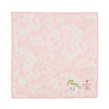 日本星巴克 樱花季 樱花限定 可爱手帕 100%棉制