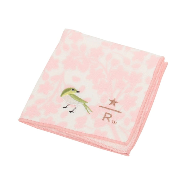 日本星巴克 樱花季 樱花限定 可爱手帕 100%棉制