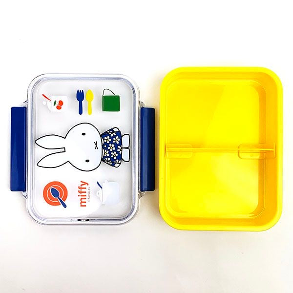 日本 Skater 米菲儿童卡通树脂分格饭盒 便携餐具便当盒 730ml