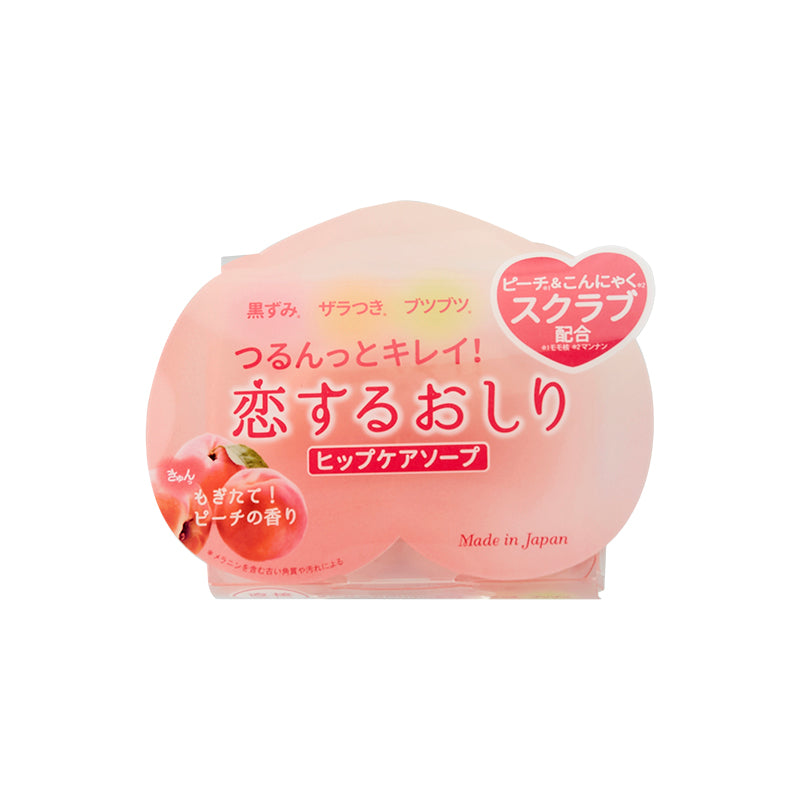 日本 Pelican美臀皂蜜桃臀PP皂 臀部祛黑色素 美白腋下关节全身 80g