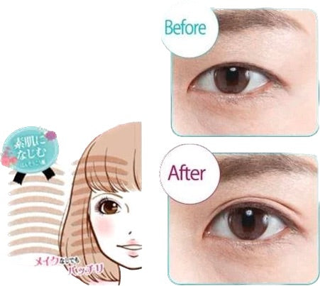 日本 Beauty World 素肌双眼皮贴 蕾丝隐形自然无痕持久大眼美目 30回分