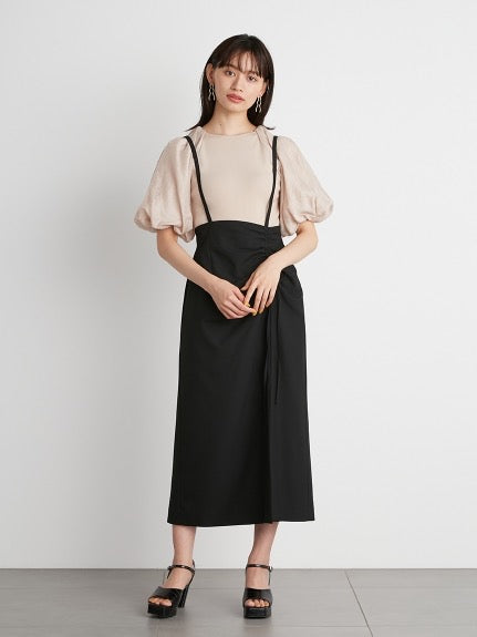 日本LilyBrown吊带裙 均码（腰围66cm以内可以穿）