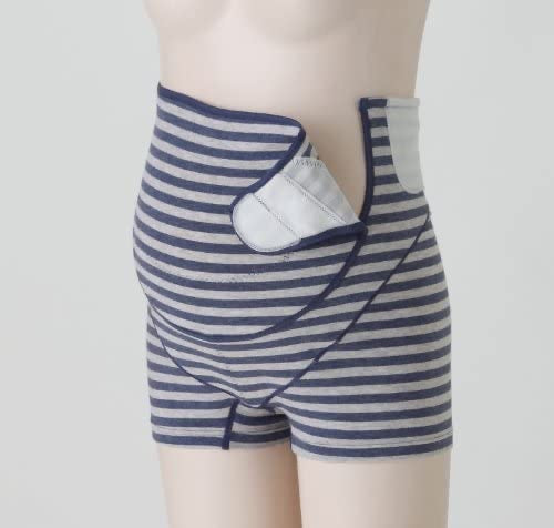 日本犬印本铺 inujirusi 检查方便内裤孕妇托腹带 棉 HB8367 藏青色