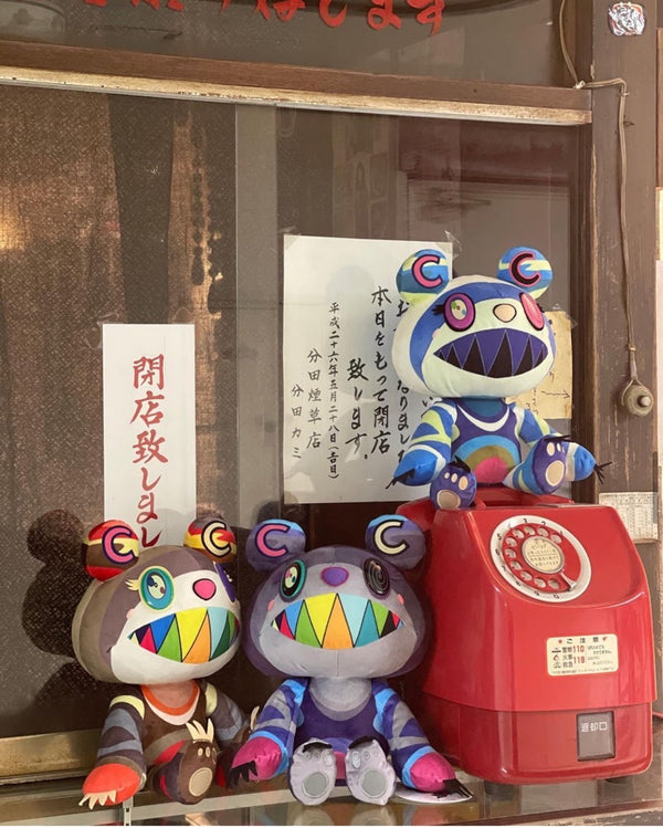 村上隆Takashi Murakami 公仔娃娃 熊猫新款 三色可选