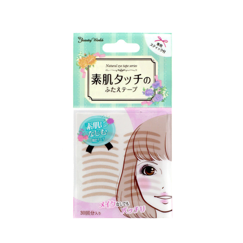 日本 Beauty World 素肌双眼皮贴 蕾丝隐形自然无痕持久大眼美目 30回分