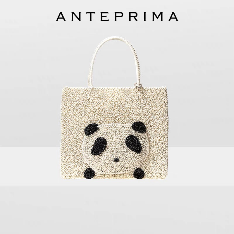 日本ANTEPRIMA编织包 熊猫包