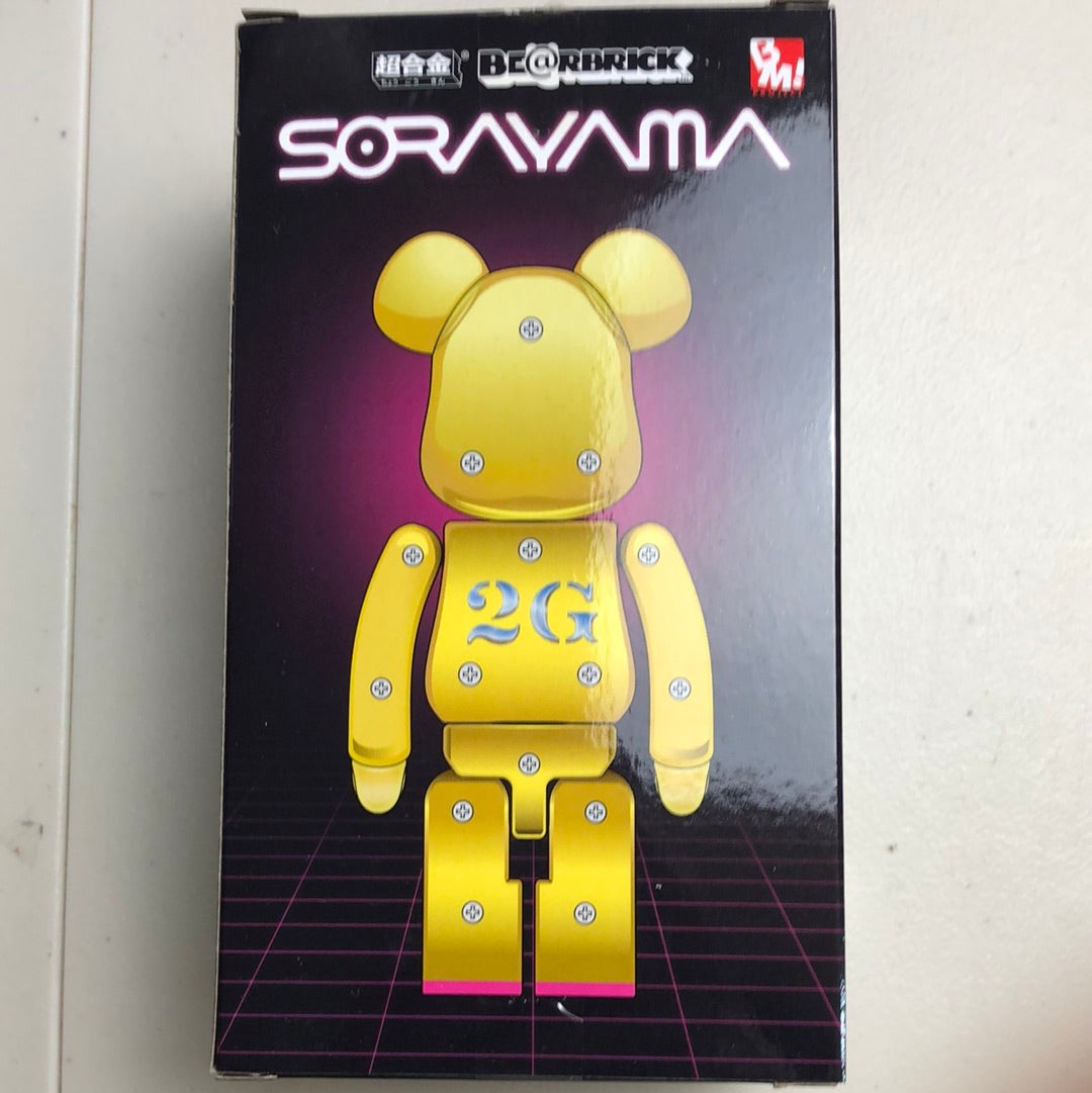 BE@RBRICK 积木熊 200%超合金 x Hajime Sorayama空山基 BEARBRICK