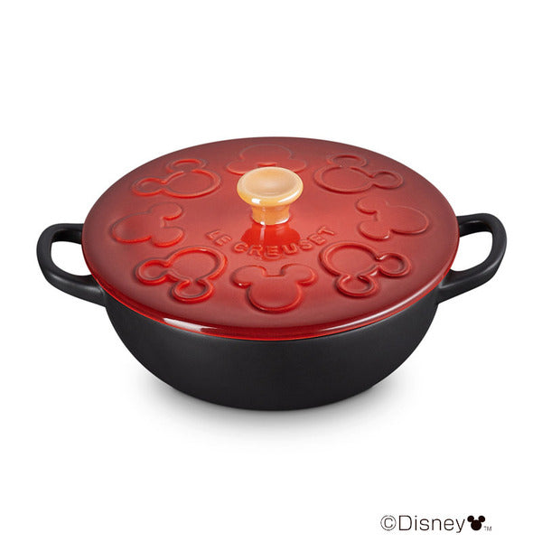 Le Creuset x 迪斯尼米奇系列联名款铸铁锅 12cm 米奇烤罐
