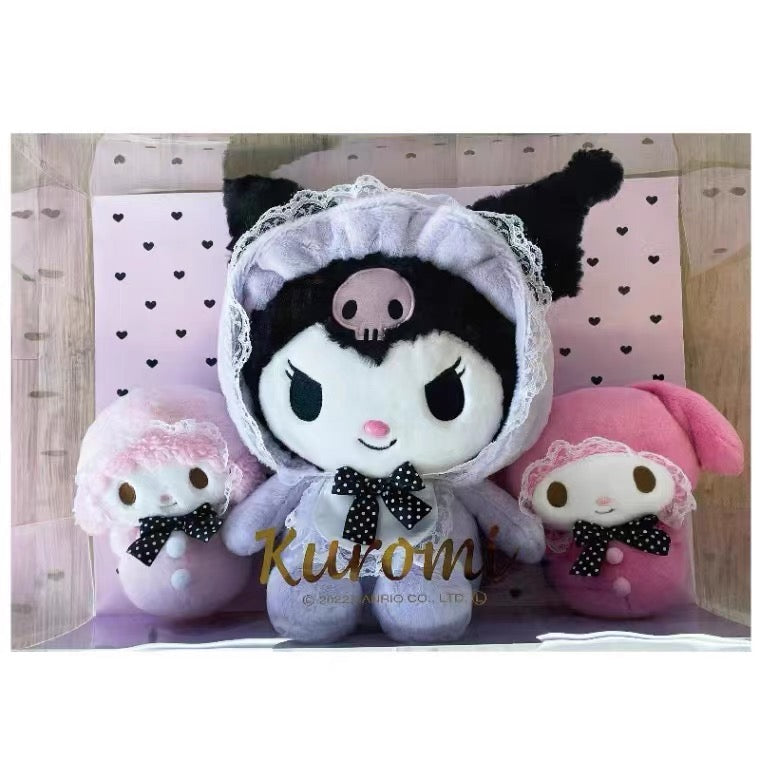 日本 SANRIO 三丽鸥 9月 nakajima 限定 库洛米美乐蒂小羊公仔套组